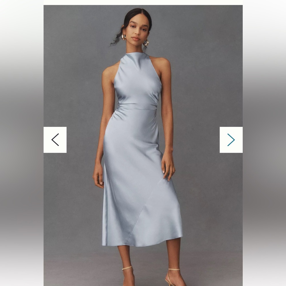 Blue Reformation Cassette Dress